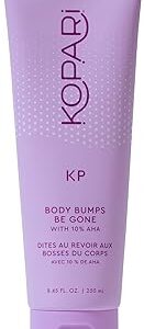 Kopari KP Body Bumps Be Gone Exfoliating Body Scrub with 10% AHA, to Smooth Skin, Reduce Bumps, Decongest Pores, Clarifying, Gently Exfoliate & Wash | 8.45 fl oz Tube