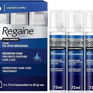 Regain For Men Foam 5% Minoxidil Triple Pack