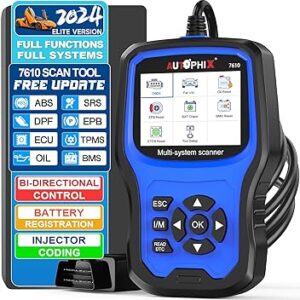 AUTOPHIX 7610 OBD2 Diagnostic Scanner Fit with Volkswagen VW Audi Skoda Seat VAG Code Reader Full Systems Scan Tool, Full Functions Automotive with Battery Registration Oil Reset(Upgraded V007)