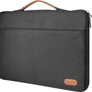 ProCase 12-12.9 inch Sleeve Case Bag for Surface Pro 8 Pro X 7 6 4 3, MacBook Pro 14 13, iPad Pro Protective Carrying Cover Handbag for 11" 12" Lenovo Dell Toshiba HP Acer Chromebook -Black