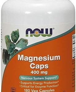 Now Magnesium 400 Mg, 180 Veg Capsules