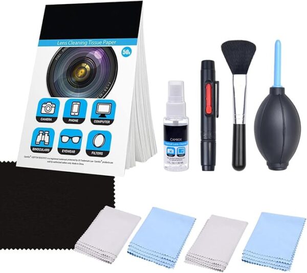 CamKix Camera Cleaning Kit for DSLR Cameras (Canon, Nikon, Pentax, Sony)