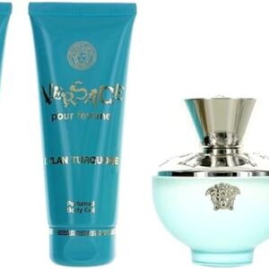 Versace Dylan Turquoise Eau De Toilette, 100 ml Gift Set