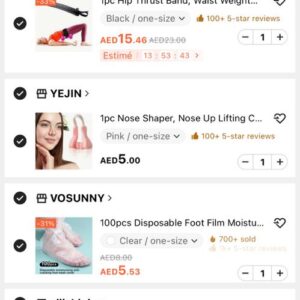 Shein New Order 18 Products