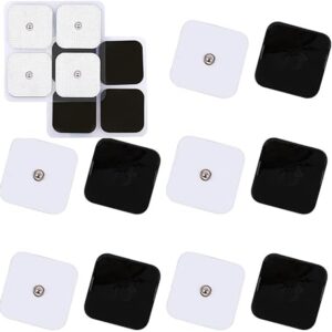 20 Pieces TENS/EMS Unit Pads Replacement Adhesive Electrodes for TENS Therapy Machines - 2x2 inch