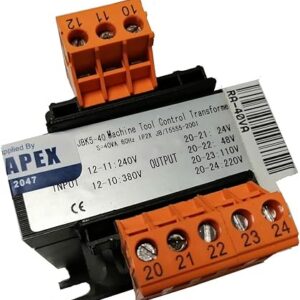 Royal Apex Power Machine Tool Control Transformer Single Phase Low Frequency Vertical Control Transformer (40VA)