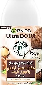 Garnier Ultra Doux Smoothing Coconut Hair Food Conditioner For Dry & Frizzy Hair 350Ml