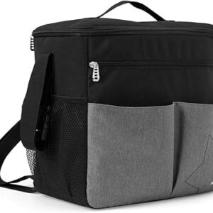 Diaper Bag Large Capacity Waterproof Multi-function Mommy Bag for Baby Clothes Diaper Nappy Milk Powder Bottle Tissue Travelling Storage Bag Hold or Hang