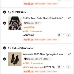 Shein New Order 3 Products